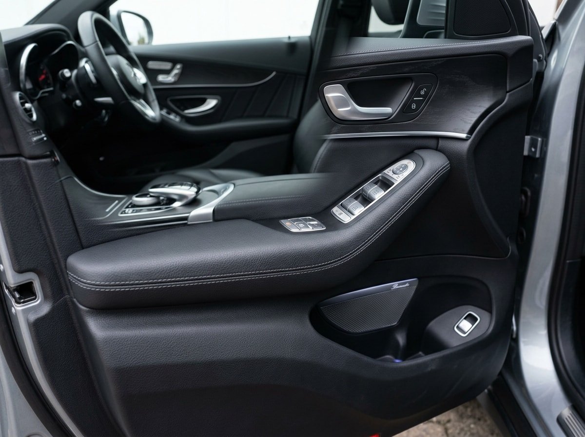 Automotive-door-panel-armrest-silicone-leather-interior