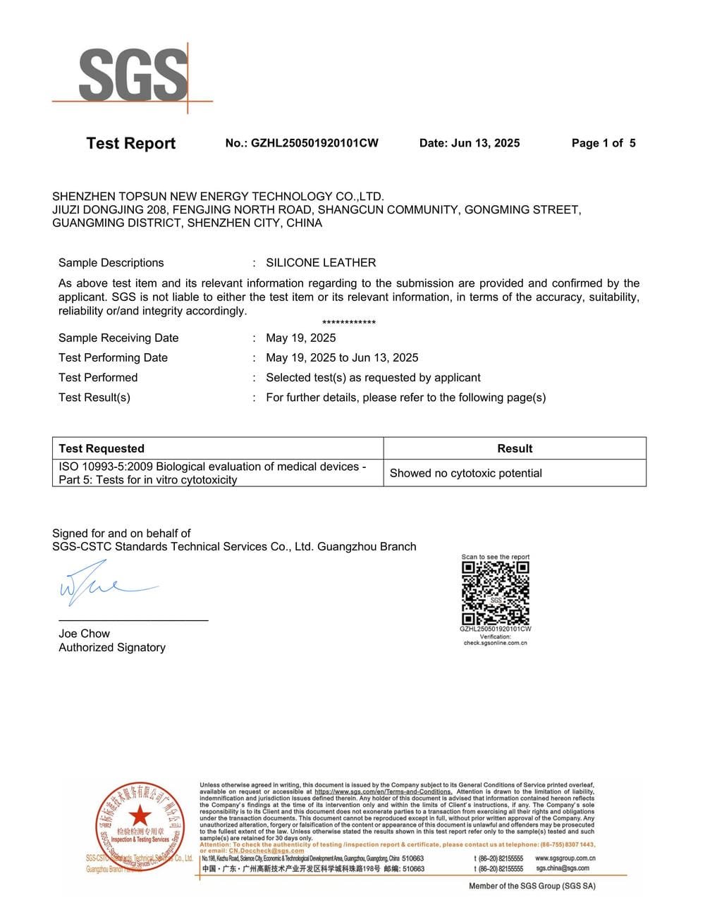 ISO 9001 Certificate