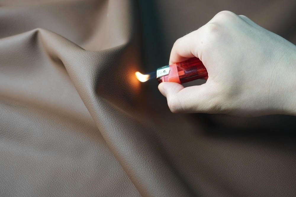 super-flame-retardant-silicone-leather-flame-test