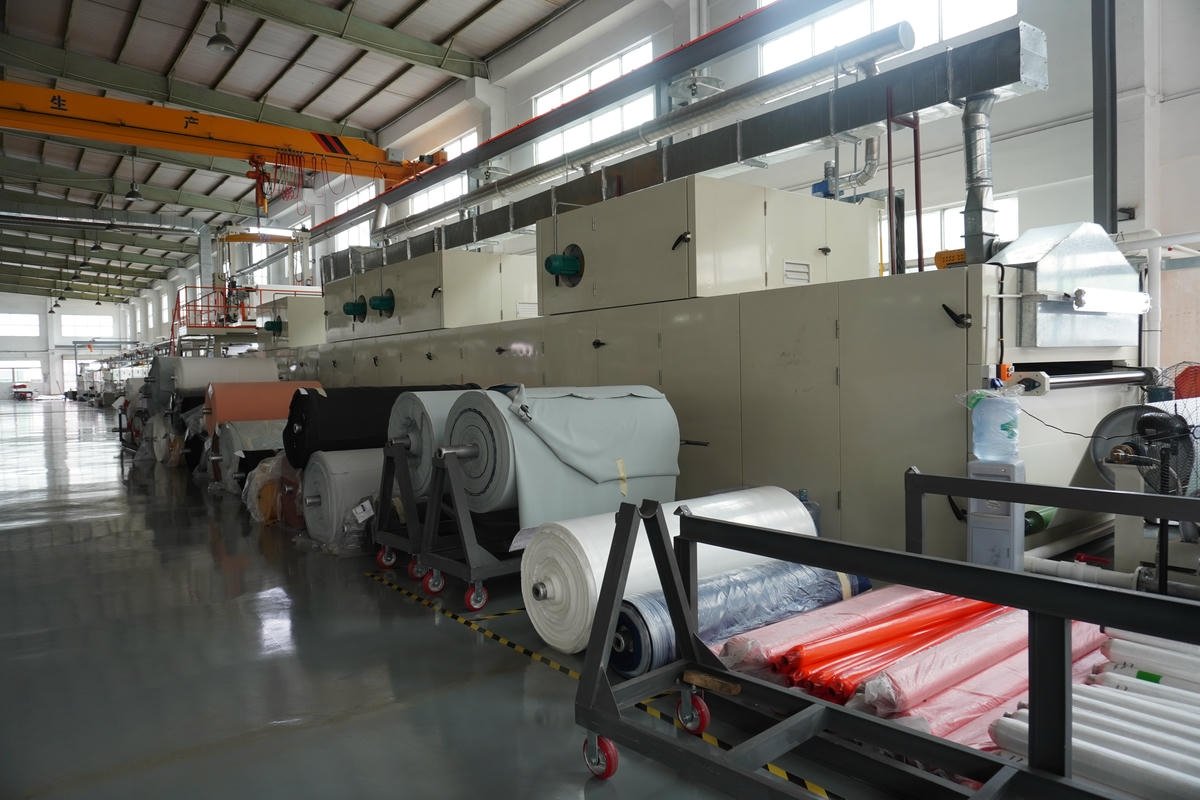 silicone leather factory automated production line China