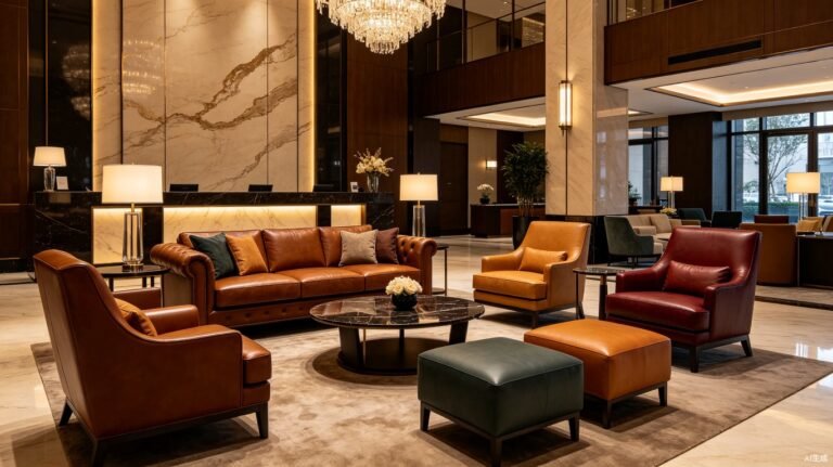faux leather furniture featured