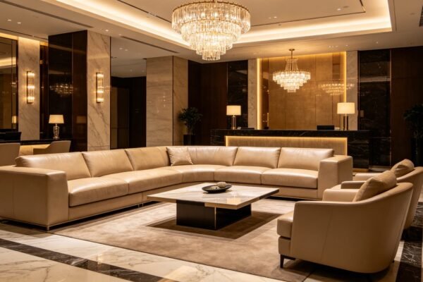faux leather sofa featured