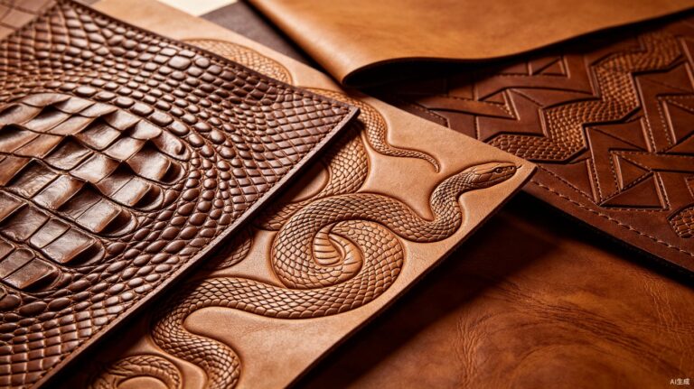 leather texture featured