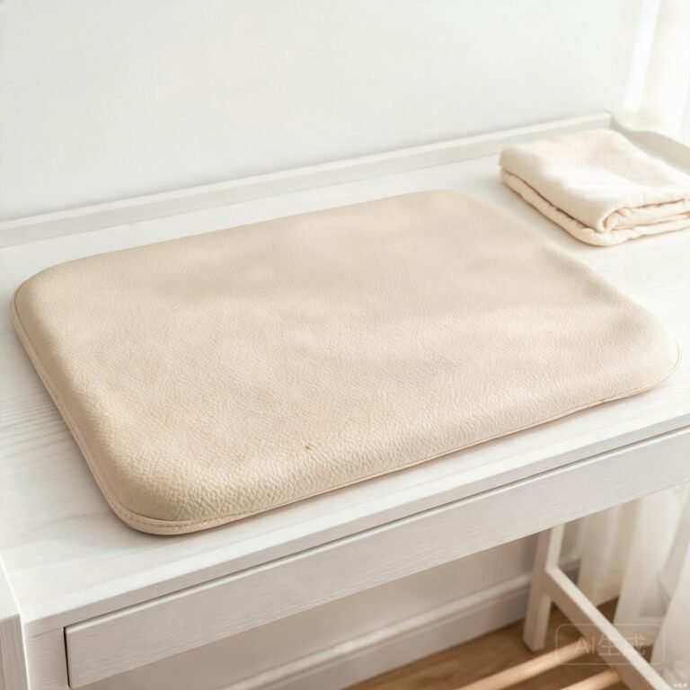 baby changing table pad material featured