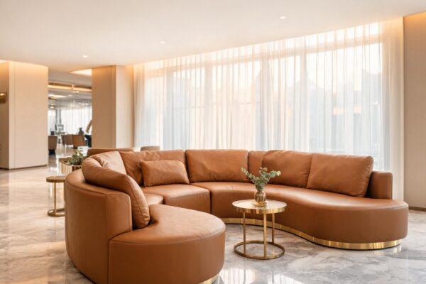 hotel lobby seating material featured