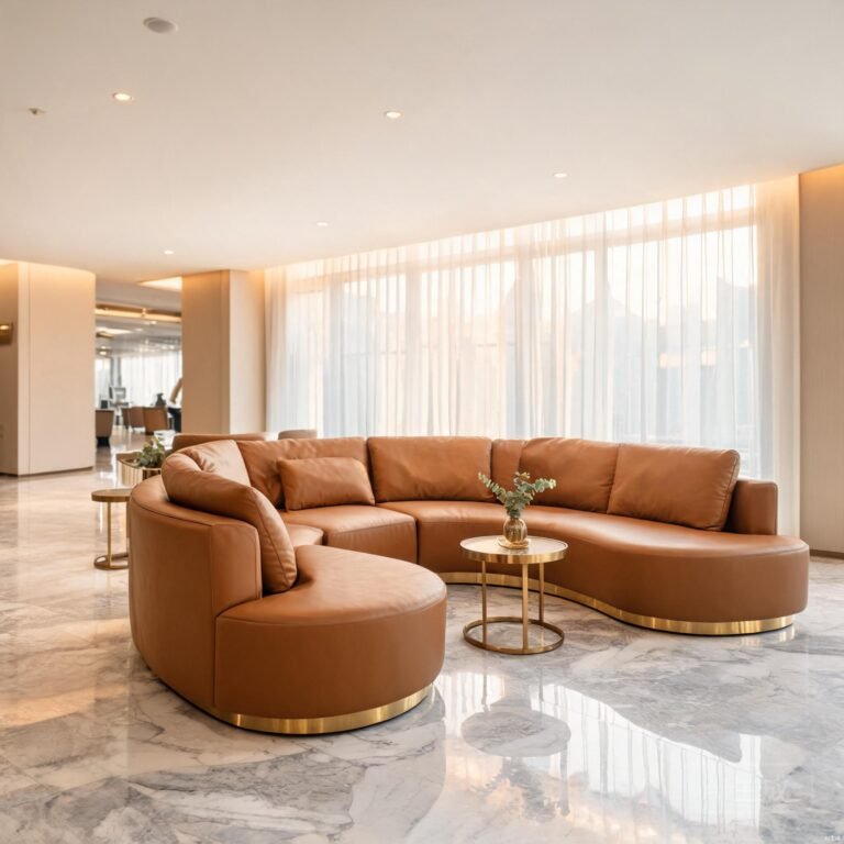 hotel lobby seating material featured