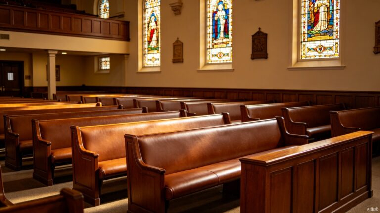 leather for worship spaces featured