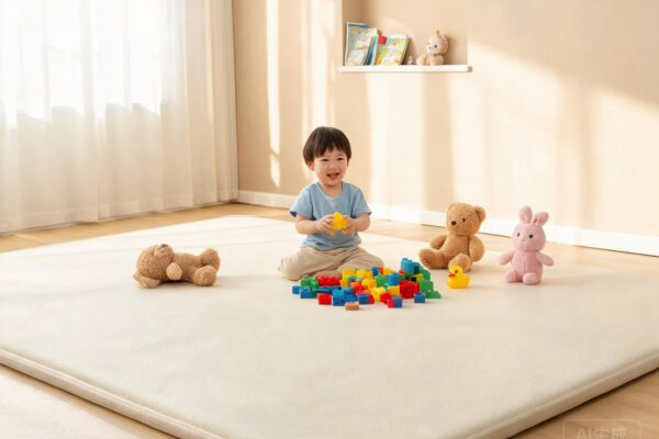 play mat leather material featured
