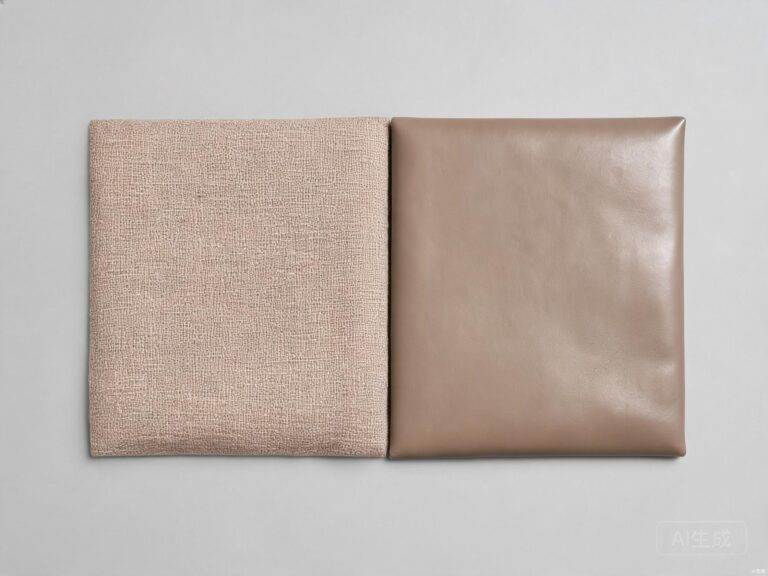 sofa with fabric and leather featured