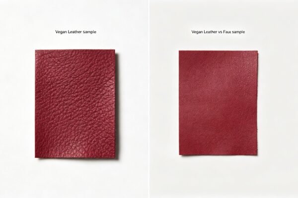 vegan leather and faux leather featured