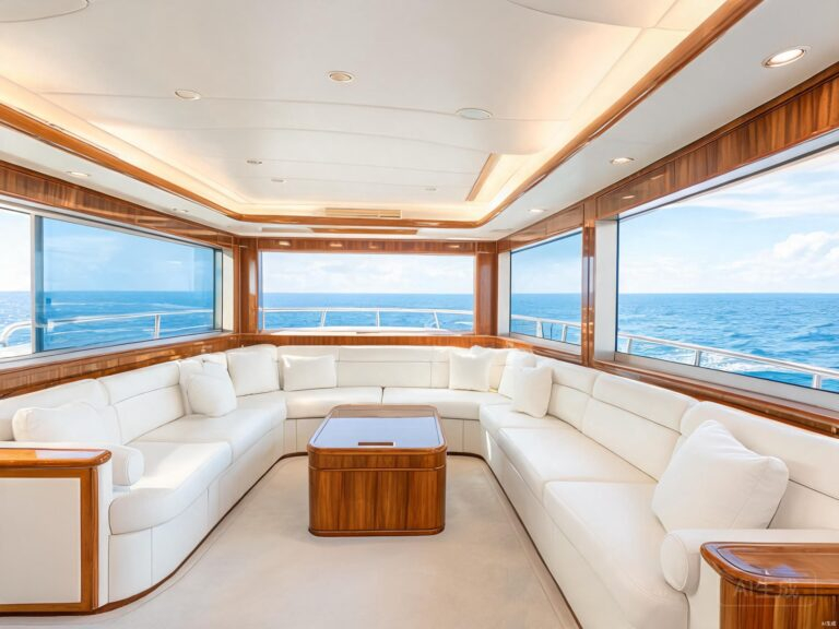yacht salon seating material featured