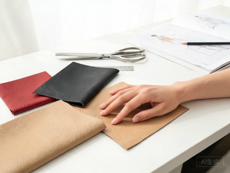 faux leather description featured