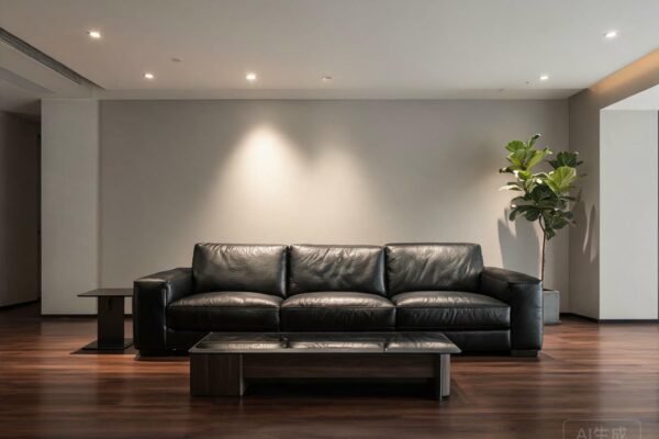 leather fabric black featured