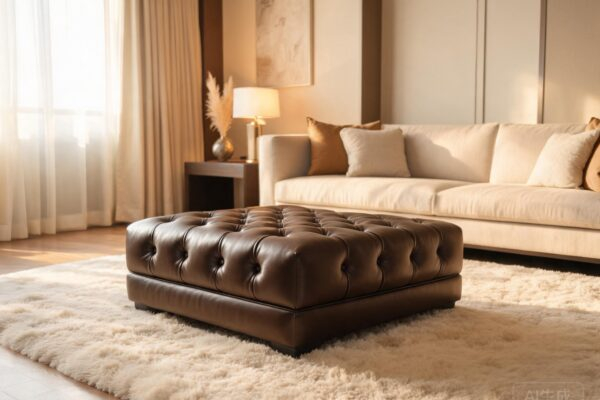 ottoman leather cover featured