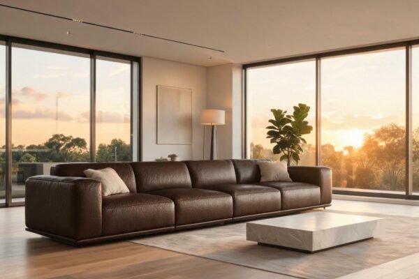 bison leather couch featured
