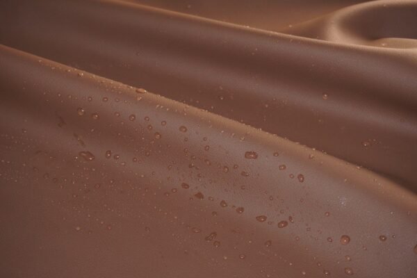 brown leather water droplet waterproof test
