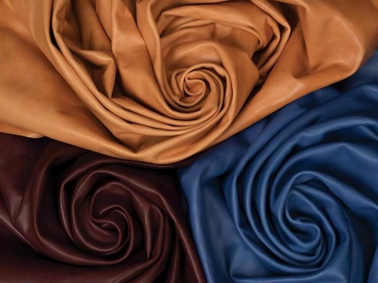 brown wine red blue leather rose shape