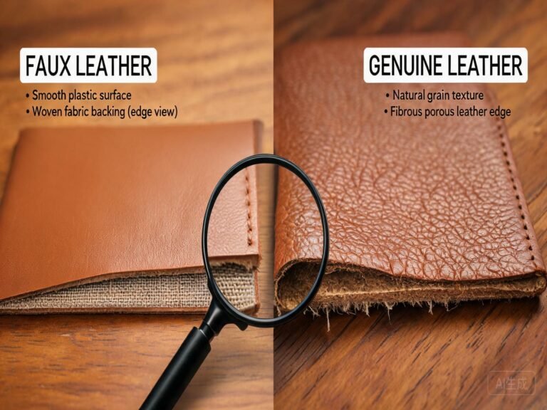 difference between faux leather and leather featured