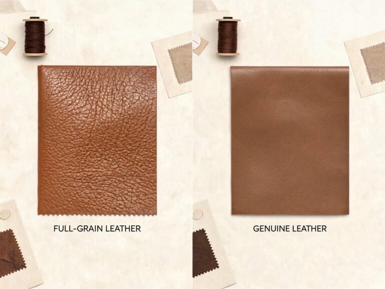 difference between real leather and genuine leather featured