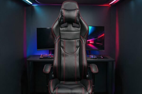 gaming chair leather featured