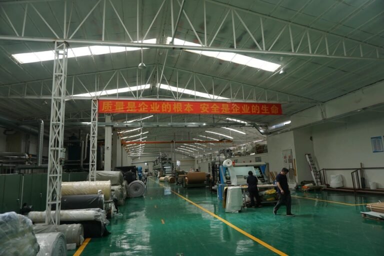 leather factory quality safety banner