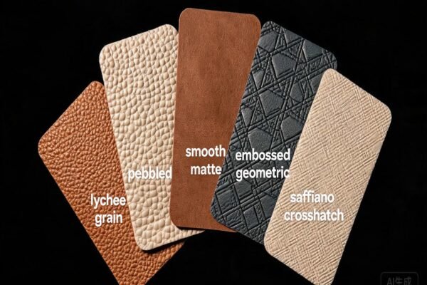 leather with texture featured