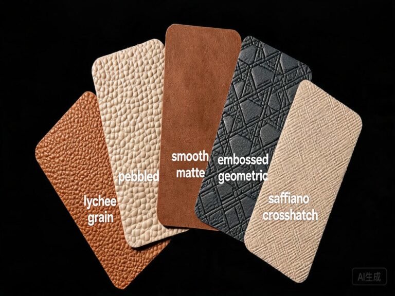leather with texture featured