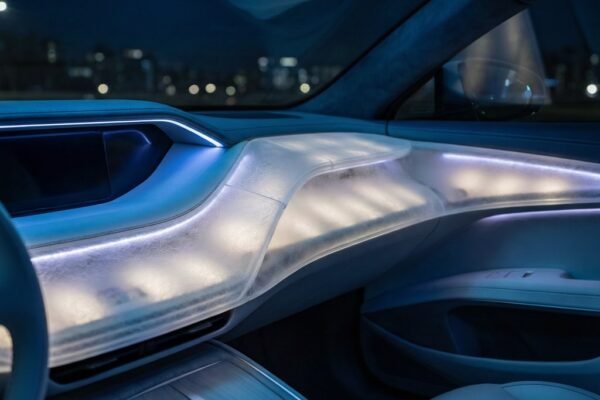 led integrated leather featured