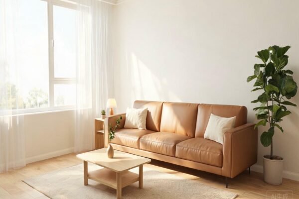 light brown leather featured