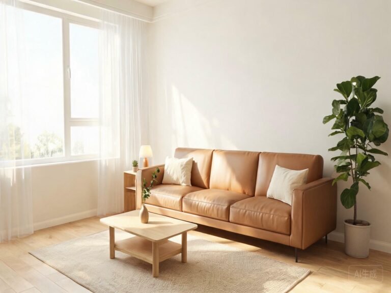 light brown leather featured