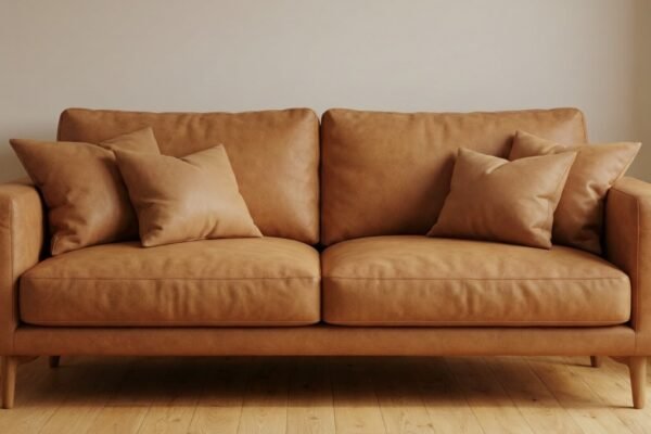 loveseat leather fabric featured