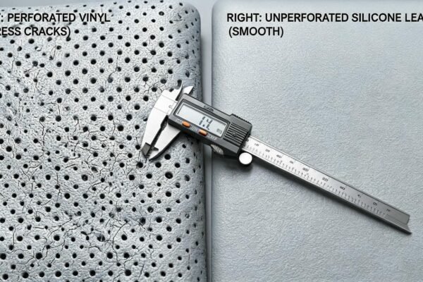 perforated vinyl upholstery featured