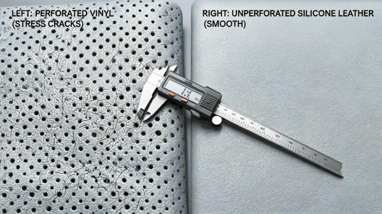 perforated vinyl upholstery featured