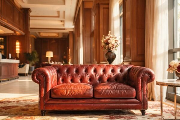 red brown leather featured