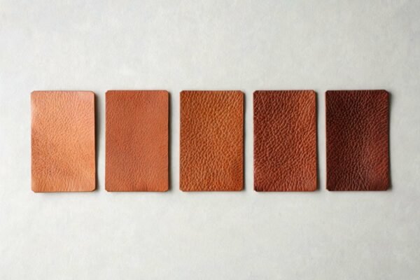reddish brown leather featured