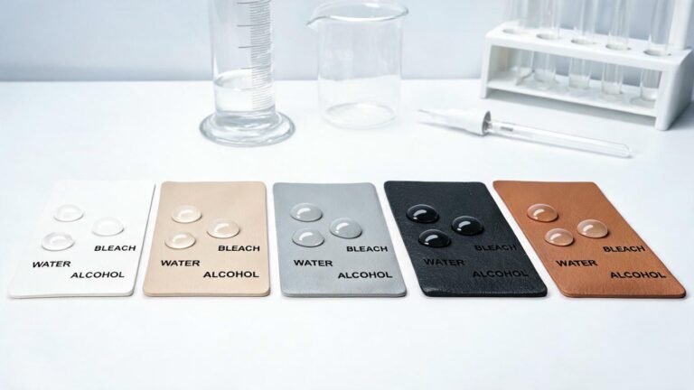 silicone leather chemical resistance test featured