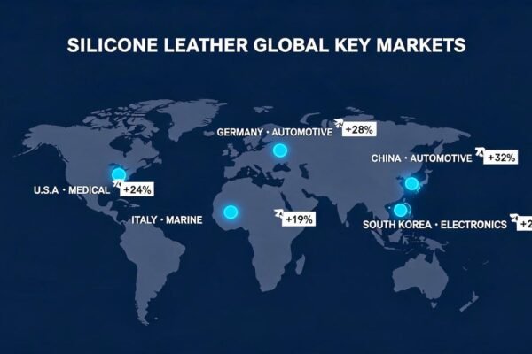 silicone leather market size featured