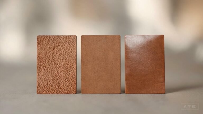 genuine leather top grain featured