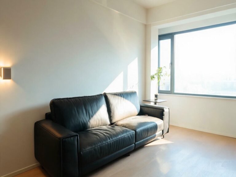 leather black fabric featured